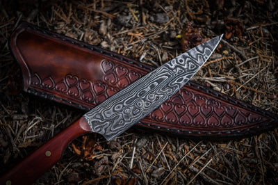 Wildfire 100-layer Damascus Paring Knife.