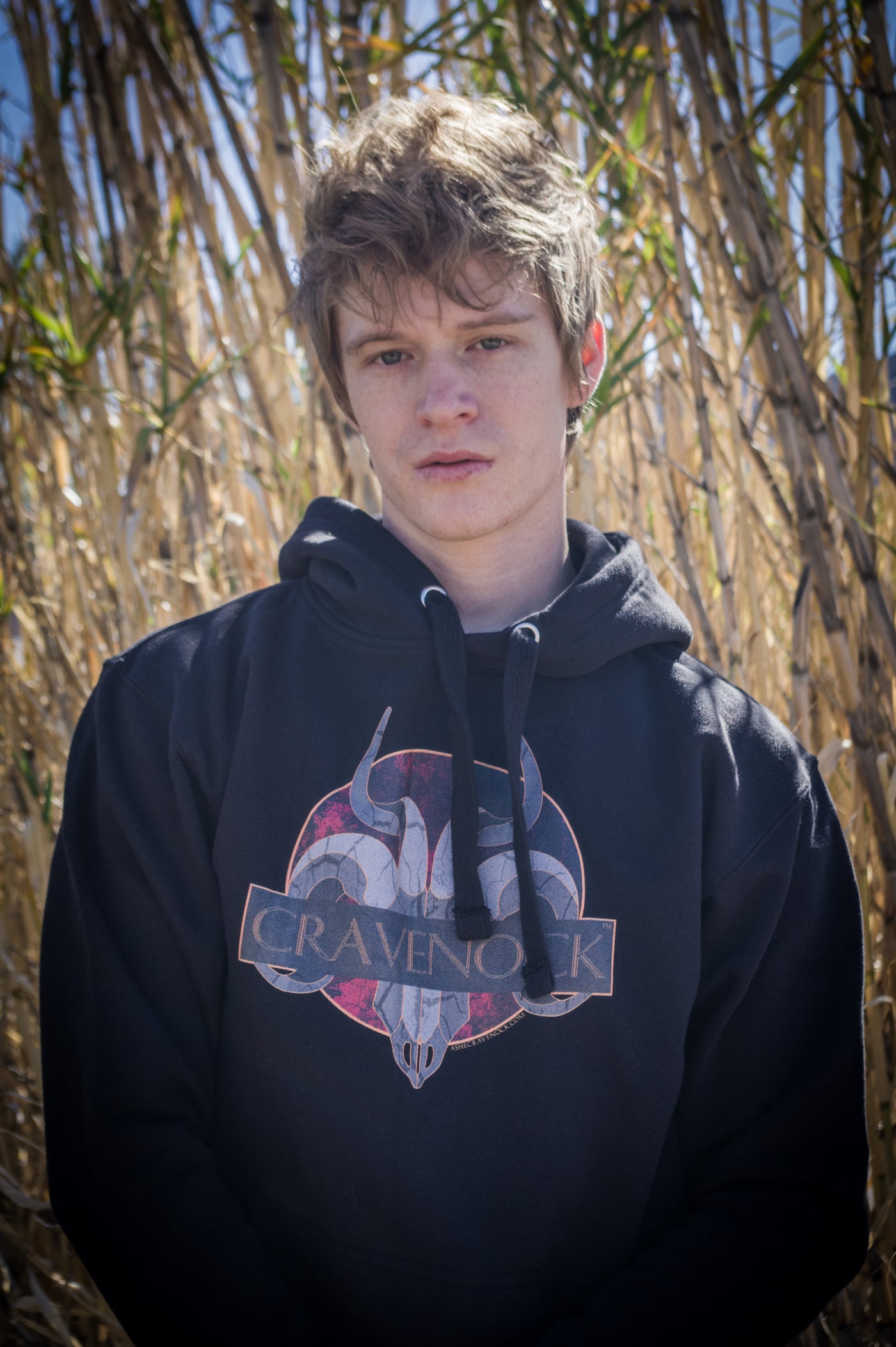 Cravenock Ram  Skull Logo Hoodie