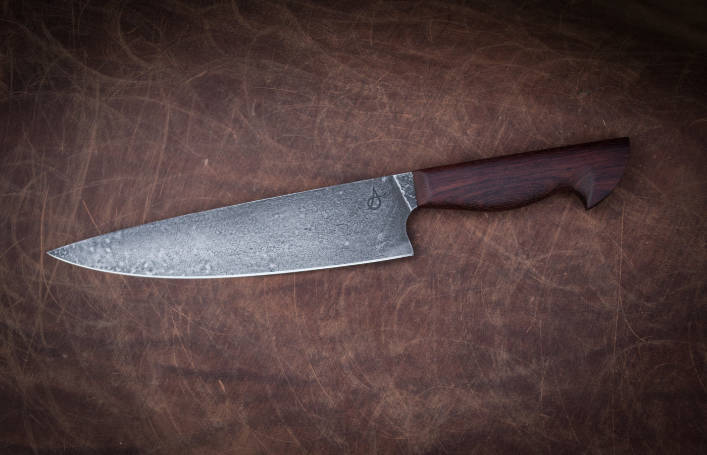 Dark Elegance: Mid-Sized Kitchen Knife