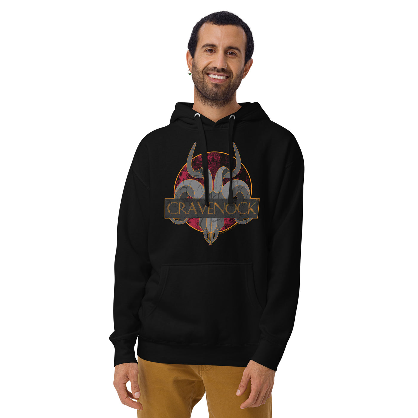 Cravenock Ram  Skull Logo Hoodie