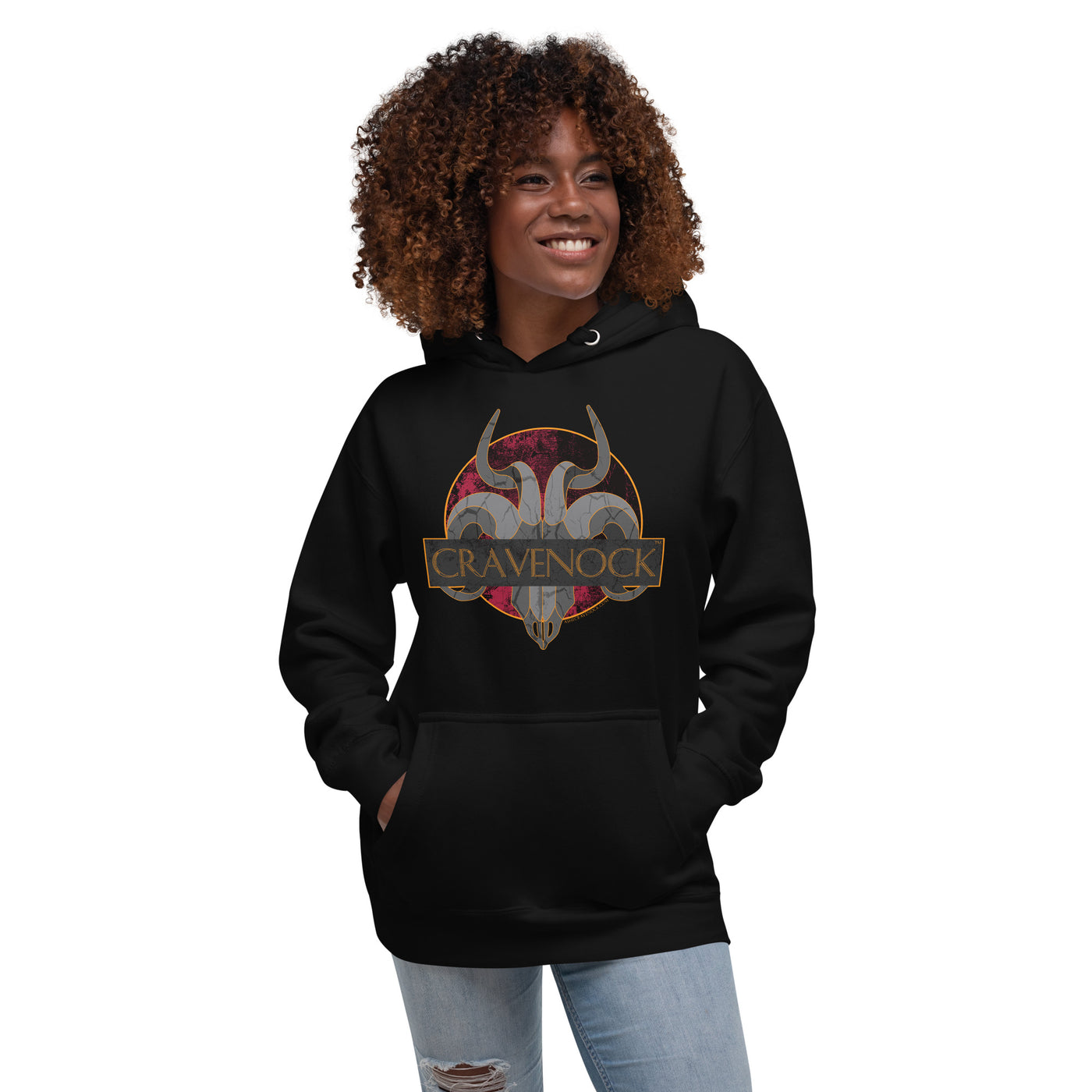 Cravenock Ram  Skull Logo Hoodie