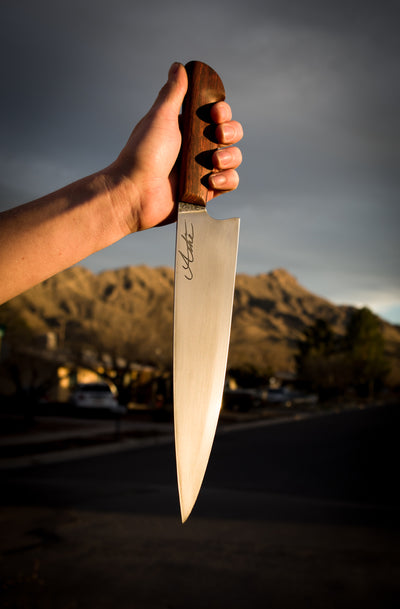 The Epicure's Companion: 10" Hand-Forged Chef's Knife