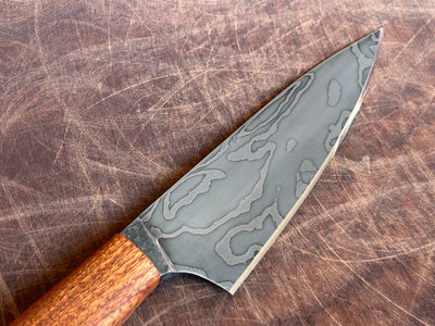 Mesquite Mirage: 13-Layer Damascus Kitchen Knife